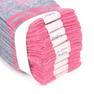 Thickened warm cotton socks for autumn and winter, cozy striped design for daily comfort.