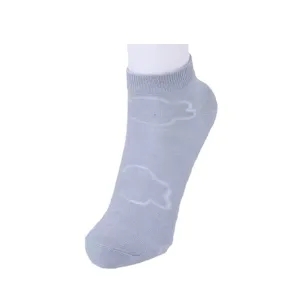Comfortable breathable women short ankle socks with cute cloud pattern, perfect for summer daily wear.