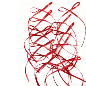 Red ribbon bows for birthday cake decoration, cute sweet baking party DIY festive dessert decor.