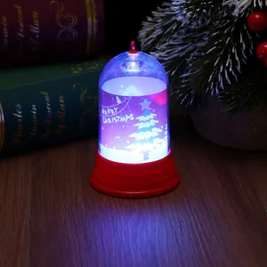 Christmas decorative led night light desktop ornament with cute tree design for party vibes.