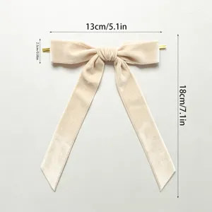 Beige Samt Schleife Band Bogen Weihnachtsdeko Geschenkverpackung Party Deko 13x18cm