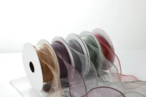 4cm organza lint doorschijnend chiffon lint voor cadeauverpakking huwelijk DIY decor