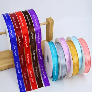 2.0cm Just For You Printed Ribbon Gift Wrapping Bouquet Ribbon Bow Craft Satin Ribbon