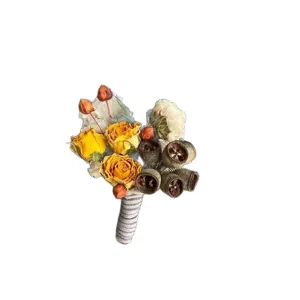 Mini bouquet di fiori secchi squisito regalo DIY fresco fiore eterno prodotto finito