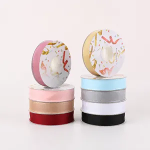 Sheer ribbon gift wrapping wedding decor colorful fabric ribbon for flower bouquet crafts