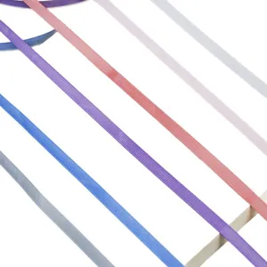 0,6 cm Ripsband Satinband für DIY handgemachte Haarschmuck und Blumenverpackung Basteln.