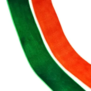 Velvet ribbon for gift wrapping, clothing accessories, and headwear, featuring smooth flocked texture.