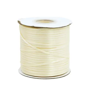 Ruban en polyester double face de 0.3 cm pour emballage cadeau fleurs et décoration de bricolage