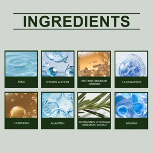 Ingredient detail image for rosemary hair conditioner showing active natural formulas clearly.