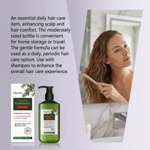 GleamXi Volumizing Rosemary Conditioner 100ml, nourishing hair care for fluffy and smooth hair.