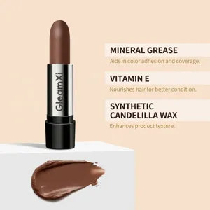 Haaransatz-Retuschierstift in Braun mit Vitamin E für gepflegtes und natürliches Aussehen.