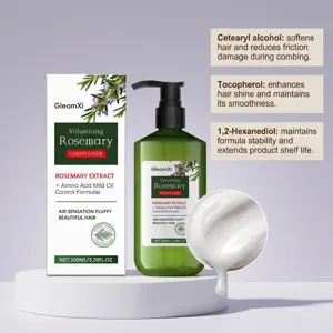 GleamXi rosemary volumizing hair conditioner 100ml nourishing and smooth care for daily use.