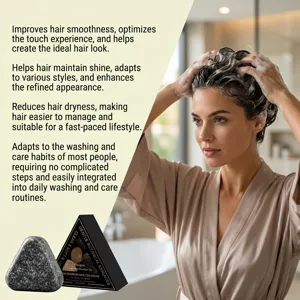 Savon Solide Shampooing Triangle Polygonum Multiflorum Soin Cheveux Herbe Nourrissant