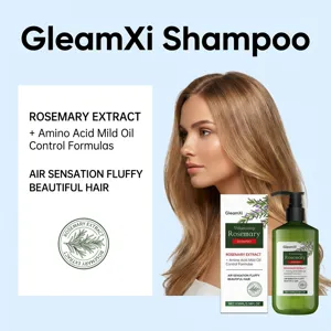 Rosemary extract and amino acid mild oil control shampoo detail view for fluffy hair