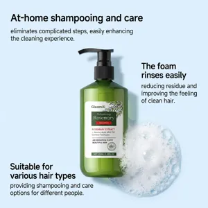 Rosemary Volumizing Shampoo 100ml Amino Acid Mild Oil Control Daily Hair Care Bottle