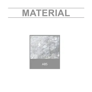 ABS material detail view showing high quality plastic construction for durability and safe use.