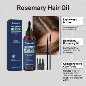 Rosemary hair oil with nourishing botanicals for lightweight texture, smooth shine and care.