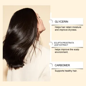 Gleamxi Haarpflege Serum mit Glycerin und Extrakten pflegt trockenes Haar intensiv und sanft.