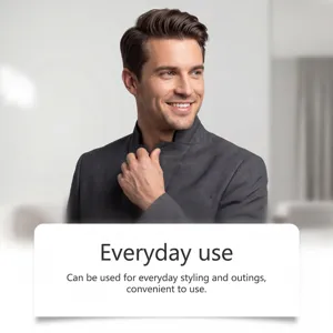 Erfrischendes Haarstyling-Wachs für Männer, leichte nicht-klebende Formel für natürliches Styling.