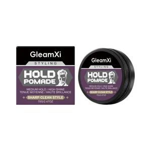 GleamXi Haarpomade für Herren mit starkem Halt, glänzendes Styling für das Haar 70g