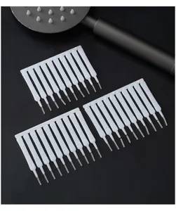 Shower head cleaning brush set, mini small brush for bathroom gap and anti-clogging outlet holes.
