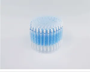 Disposable iodophor cotton swabs, individual wrapped sterile swabs for baby care detail.