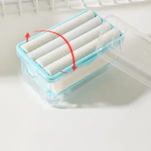 Multi-functional soap dish box with roller design for easy home use and quick foaming.