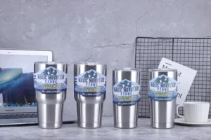 Stainless steel vacuum insulated tumbler large capacity travel mug car cup for cold drinks