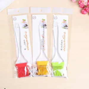 Set di pennelli da pasticceria in silicone con confezione per cottura in cucina e barbecue.