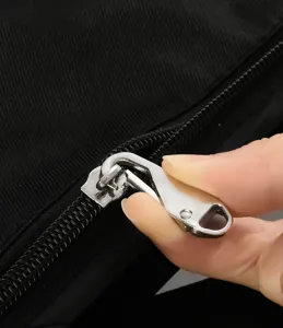 Detachable metal zipper pull head replacement for bags clothes universal repair accessory