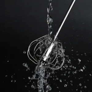 Stainless steel semi-automatic egg whisk manual push whisk cream mixer kitchen baking tool