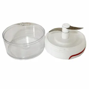 Manual garlic chopper mini vegetable mincer pull string food processor kitchen tool