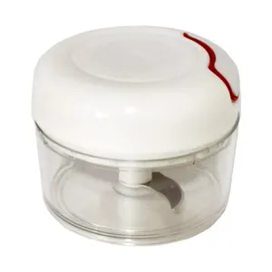 Manual garlic chopper mini vegetable cutter handheld food processor kitchen tool main view.