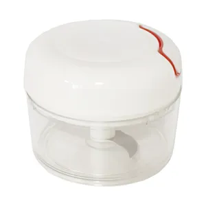 Manual garlic chopper mini vegetable cutter pull string food processor handy kitchen tool