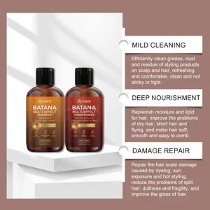 Zyvarn batana multi-effect shampooing et apres-shampooing detail avec nettoyage doux.