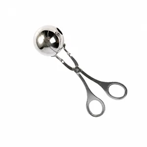 Edelstahl Fleischbällchen Zange Scheren Design Küchenhelfer Fleischbällchen Form Groß 16cm