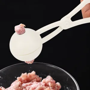 Plastic meatball maker shrimp paste spoon kitchen tool for making round meatballs easily and quickly.