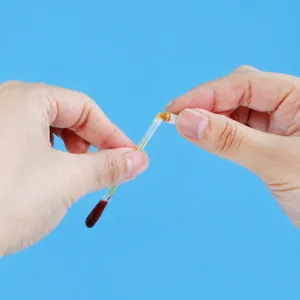Disposable iodine cotton swabs for home use, portable antiseptic medical sticks for cleaning.