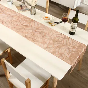 Χρυσό φύλλο κενό τραπεζομάντιλο PVC αδιάβροχο ανθεκτικό στη θερμότητα διακόσμηση