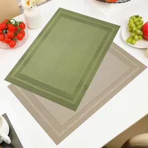 Tovaglietta in PVC Resistente al Calore Impermeabile Tappetino Moderno Minimalista per Tavolo da Pranzo