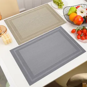 Tovaglietta PVC resistente al calore impermeabile tappetino da tavola decorazione
