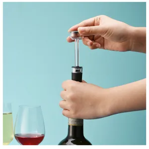 Reusable Vacuum Wine Stopper Silicone Wine Bottle Sealer Fresh Keeper Preserver
