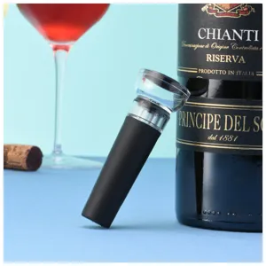 Vacuum wine stopper for red wine bottle sealing preservation fresh keeper bar tool