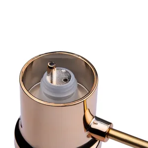 Electric wine aerator dispenser replacement part in champagne gold metallic finish and nozzle.