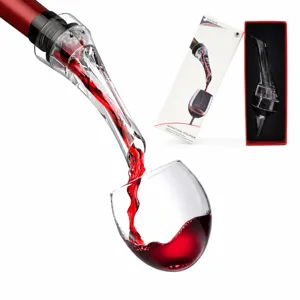 Acrylic ABS Wine Pourer Aerator Eagle Beak Decanter Fast Wine Pouring Spout Leak-Proof Kitchen Barware Tool