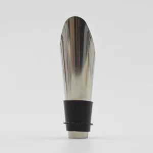 Verseur et bouchon à vin en acier inoxydable, aérateur et scellant de bouteille 3 en 1.