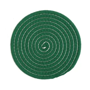 Ronde gevlochten katoenen pannenlap hittebestendige placemat voor eettafel keuken servies details