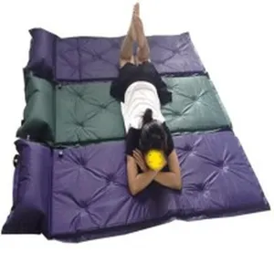 Modulaire buiten camping luchtmatras, opblaasbare slaapmat voor reizen en auto gebruik.