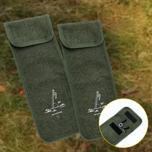 Outdoor Camping Tent Stake Storage Bag Portable Oxford Cloth Waterproof Heavy Duty Tent Peg Holder Pouch Camping Accessories
