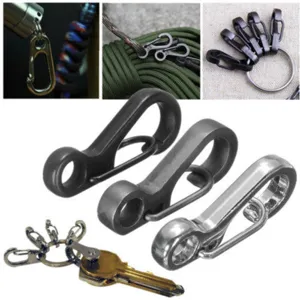 Mini Federkarabiner EDC Ausrüstung SF Schlüsselanhänger tragbare Outdoor Kletterschnalle Werkzeug